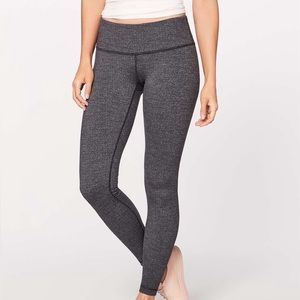 Low Rise Wunder Under Lululemon Leggings
